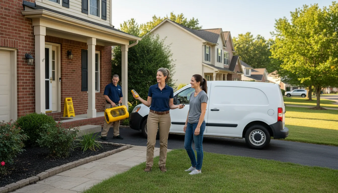 Water restoration image for Home Water Damage Repair in Urich, MO